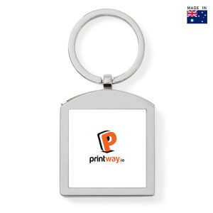 Dual-Sided Metal Keychain (AU)