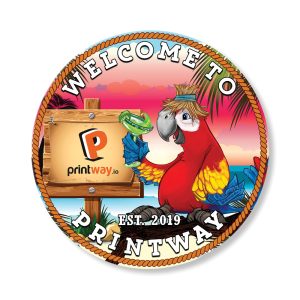 Round Wooden Sign (VN)